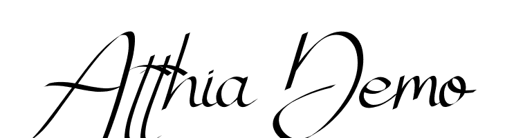 Atthia Demo  免费字体下载