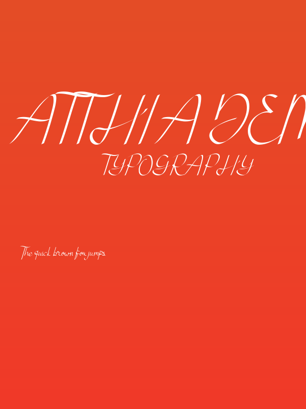 Atthia Demo Poster