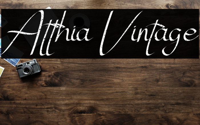 Download Free Atthia Vintage Font Ffonts Net Fonts Typography