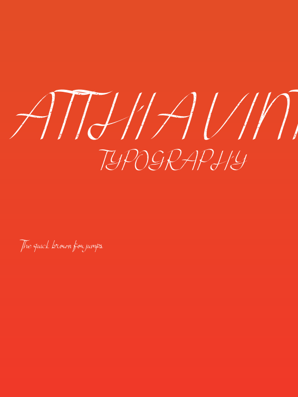 Atthia Vintage Poster