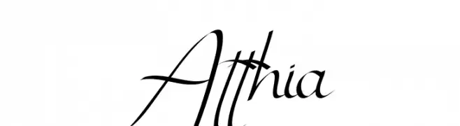 Atthia  フリーフォントのダウンロード