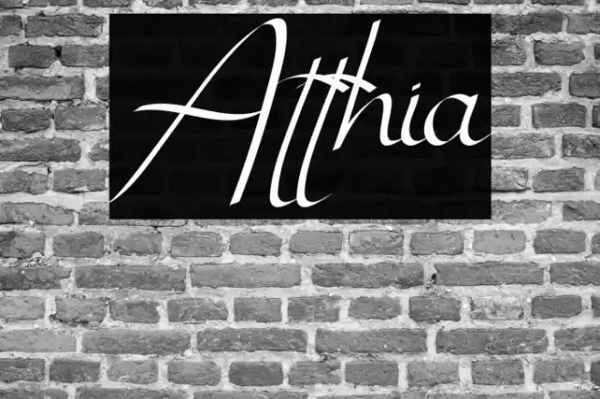 Atthia Font examples