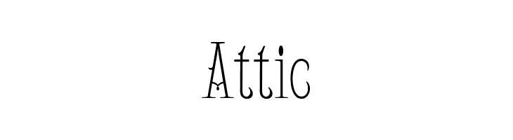 Attic  les polices de caractères gratuit tlcharger
