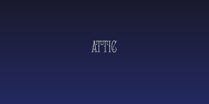 Attic Social Header