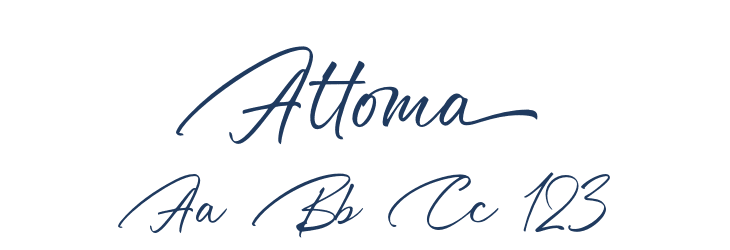 Attoma Font Preview