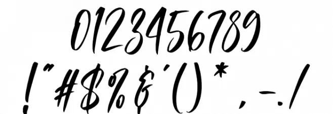 AttomiGilbert Font OTHER CHARS