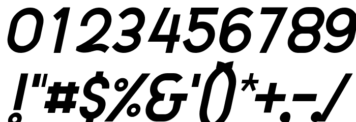 Attracted Monday Italic Font OTHER CHARS