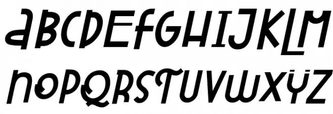 Attracted Monday Italic خط أحرف كبيرة