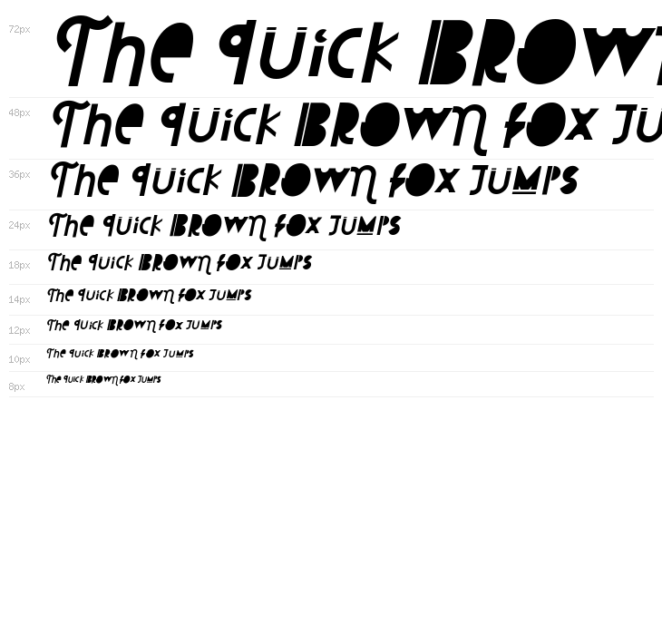 Attracted Monday Italic Waterfall