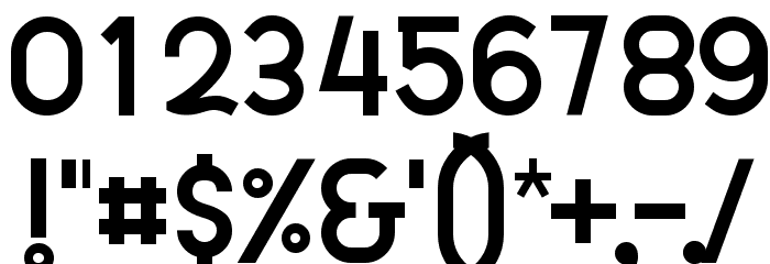 Attracted Monday Font OTHER CHARS