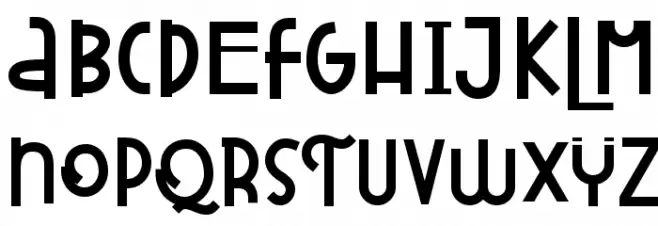 Attracted Monday Schriftart Groß