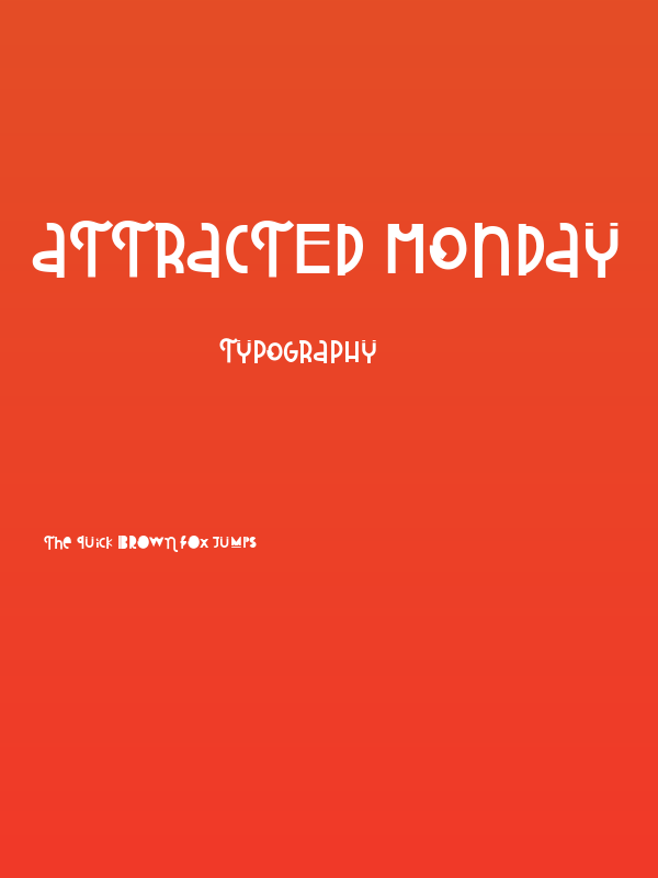Attracted Monday Poster