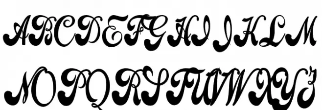 Attraction Personal Use フォント 大文字