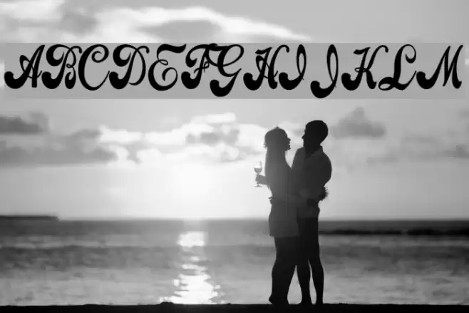 Attraction Personal Use  Font examples