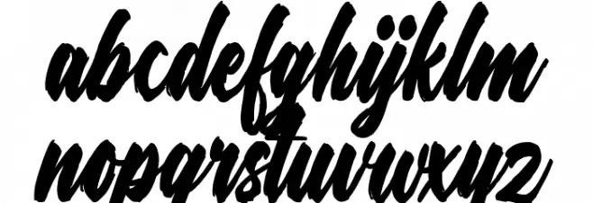 Attractive Blockhead Caratteri MINUSCOLO