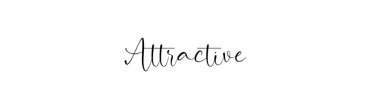 Attractive  Frei Schriftart Herunterladen