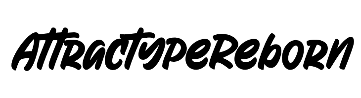 AttractypeReborn  Frei Schriftart Herunterladen