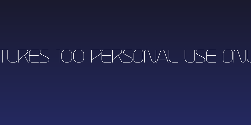 Atures 100 PERSONAL USE ONLY Social Header