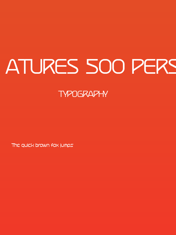 Atures 500 PERSONAL USE ONLY Poster