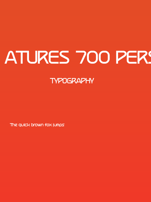Atures 700 PERSONAL USE ONLY Poster