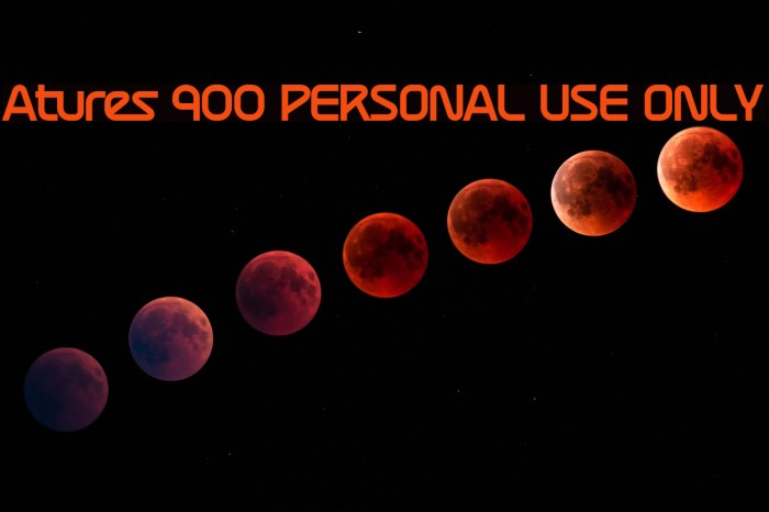 Atures 900 PERSONAL USE ONLY Example 1