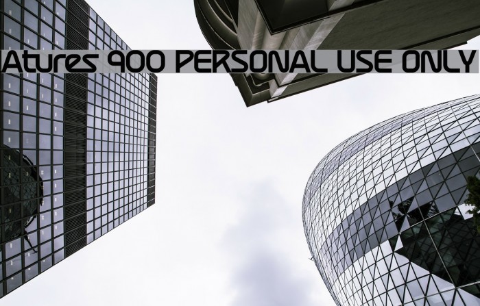 Atures 900 PERSONAL USE ONLY Example 2