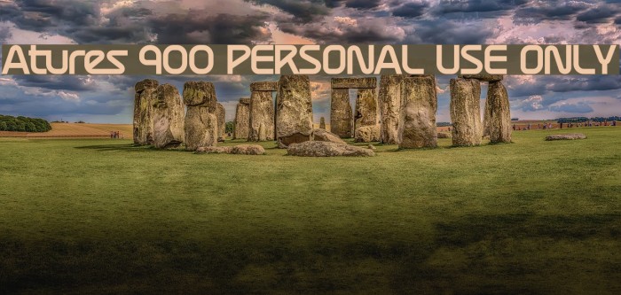 Atures 900 PERSONAL USE ONLY Example 3