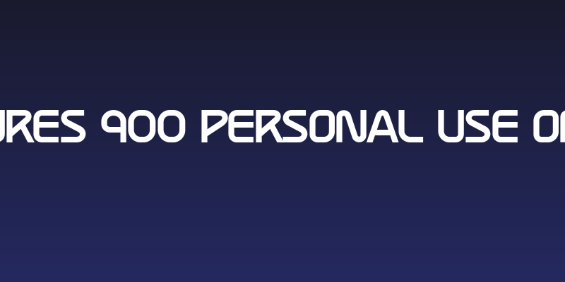 Atures 900 PERSONAL USE ONLY Social Header