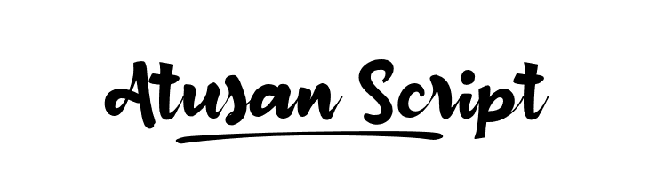Atusan_Script  Free Fonts Download