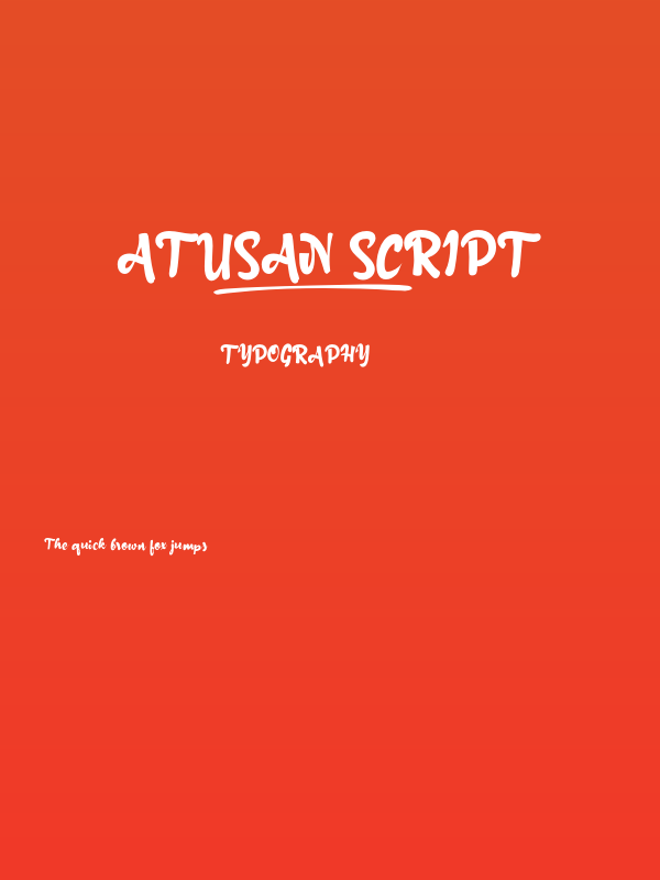 Atusan_Script Poster