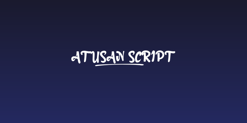 Atusan_Script Social Header