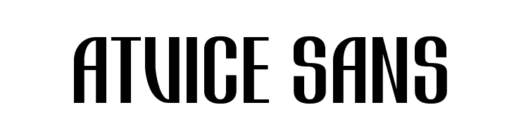 Atvice Sans  Frei Schriftart Herunterladen