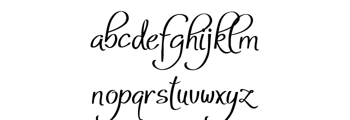 Atyla Demo Font LOWERCASE