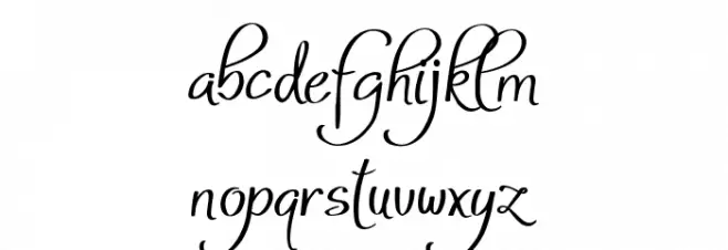 Atyla Demo Schriftart Kleinbuchstaben