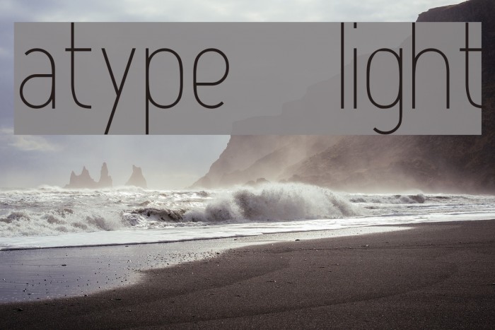 Atype 1 Light لخطوط تنزيل examples