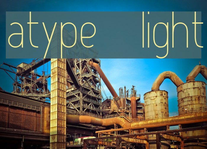 Atype 1 Light لخطوط تنزيل examples