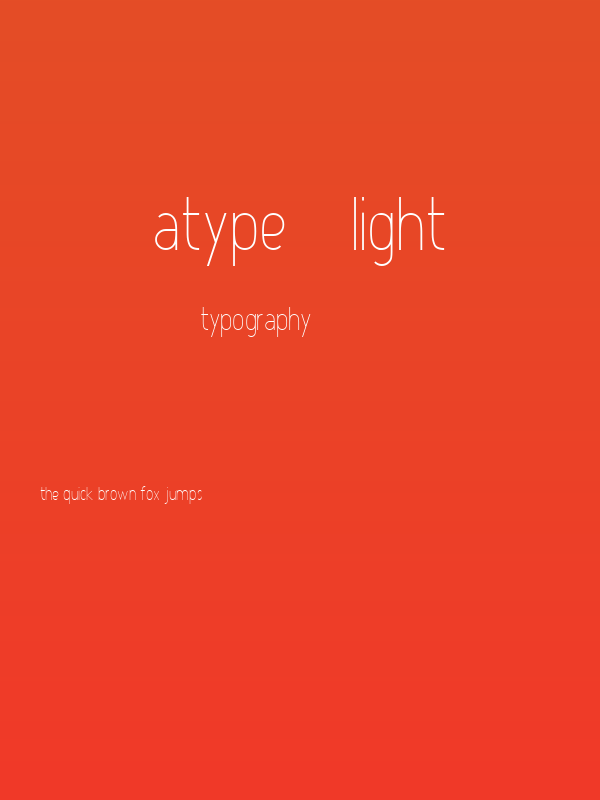 Atype 1 Light Poster