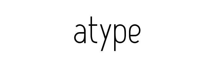 Atype 1 Font