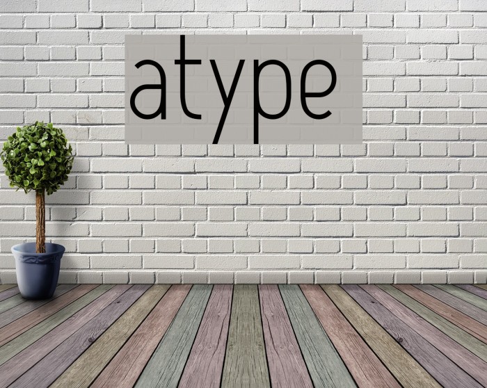 Atype 1 Font examples