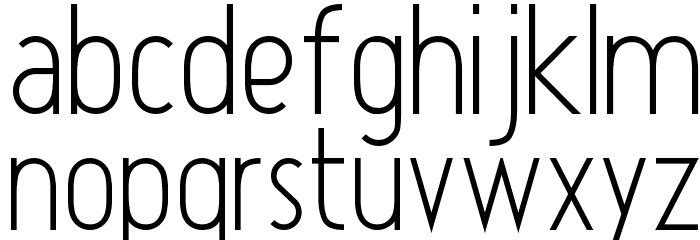 Atype 1 Font LOWERCASE