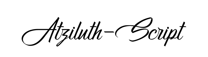 Atziluth-Script  नि: शुल्क फ़ॉन्ट्स डाउनलोड
