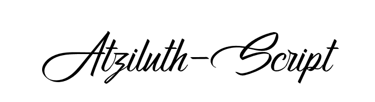 Atziluth-Script  les polices de caractères gratuit tlcharger