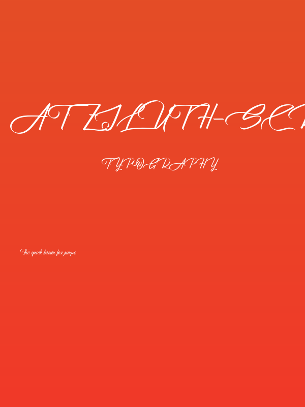 Atziluth-Script Poster