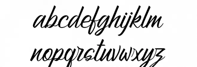 Atziluth-Script Caratteri MINUSCOLO