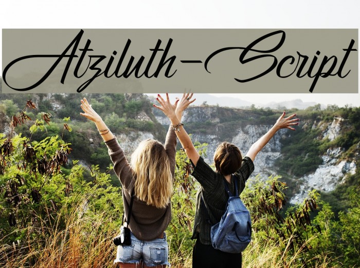 Atziluth-Script Font examples