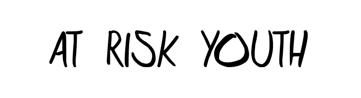 at risk youth Font
