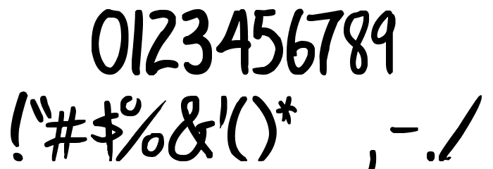at risk youth Font OTHER CHARS
