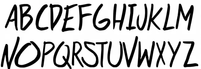 at risk youth Schriftart Groß