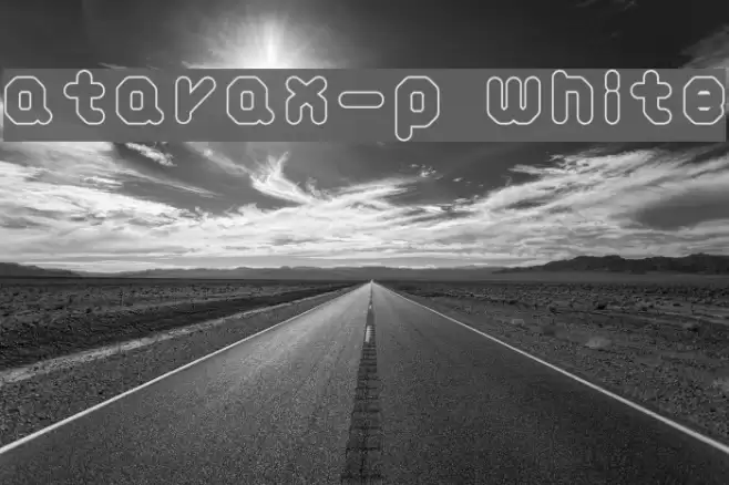 atarax-p white Font examples
