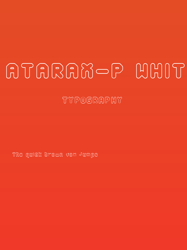 atarax-p white Poster